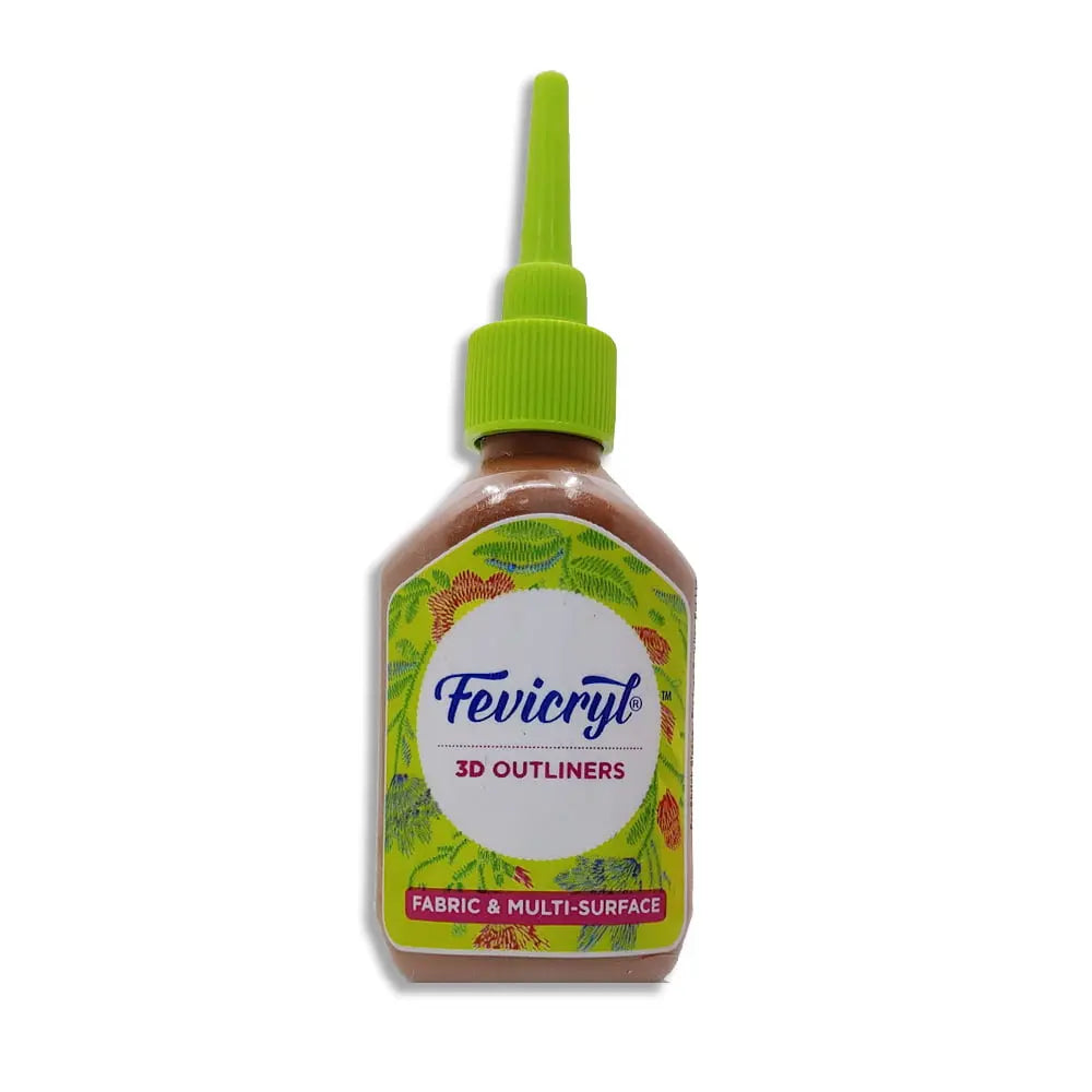 Pidilite Fevicryl 3D Outliners Fabric & Multi-Surface (Loose Colours) Pidilite